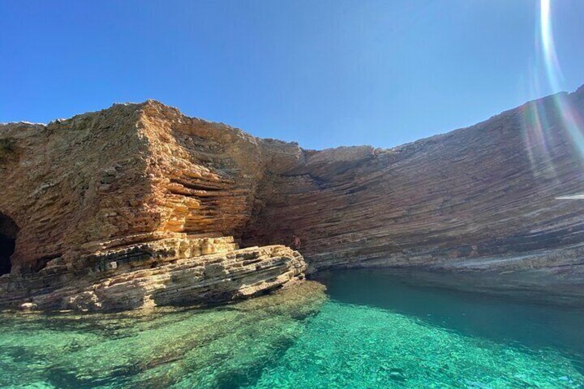 Sail the Turquoise Waters in Paros and Antiparos Boat Tour