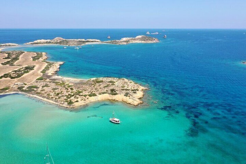 Sail the Turquoise Waters in Paros and Antiparos Boat Tour