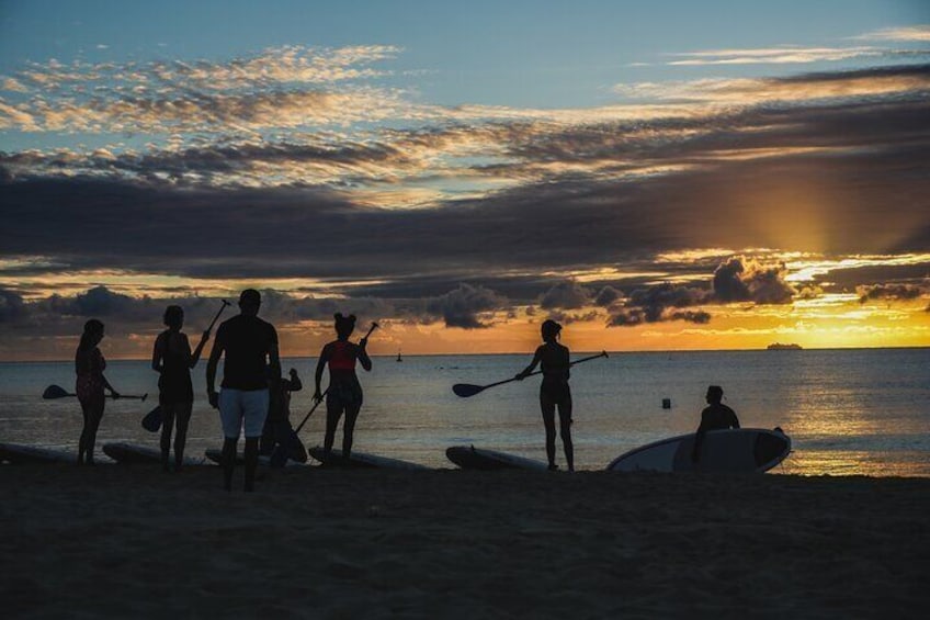 Paddle to the sun in Playa del Carmen with Drone Photos & Videos