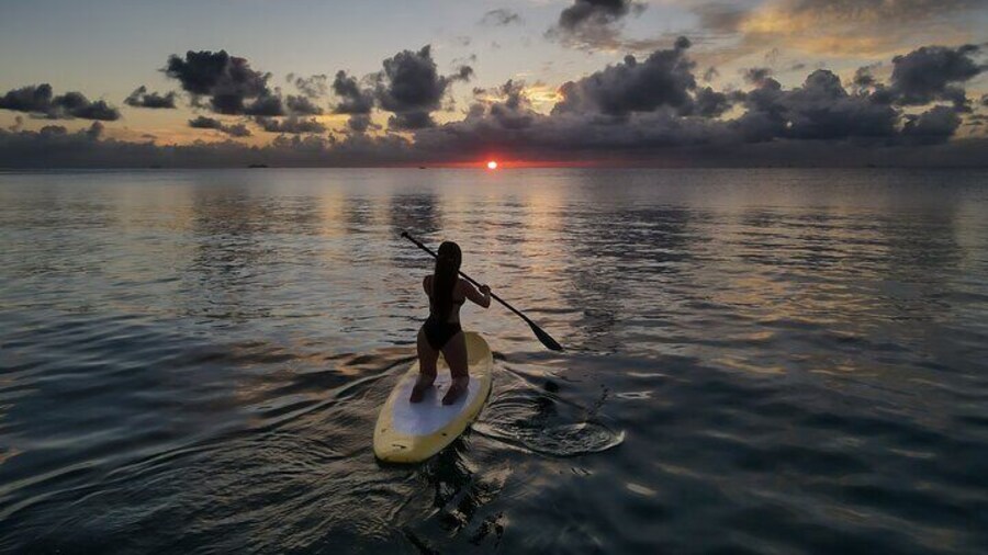 Paddle to the sun in Playa del Carmen with Drone Photos & Videos