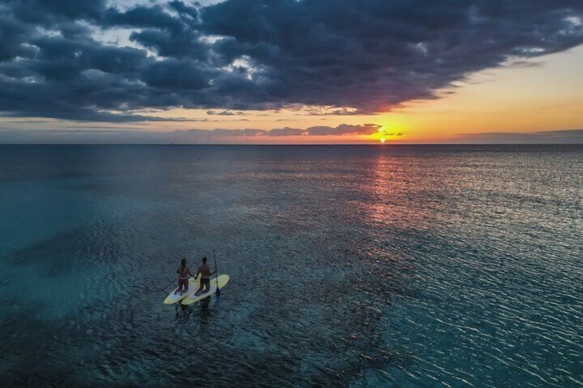 Paddle to the sun in Playa del Carmen with Drone Photos & Videos