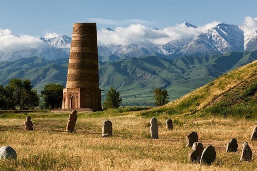 Burana Tower and Kok Moinok Canyons 