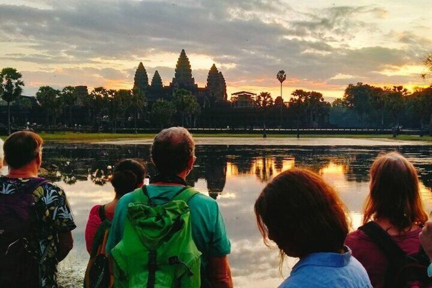 Southern Angkor Wat pool