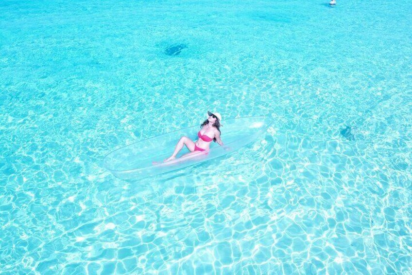 Clear Kayak Drone Photoshoot in Caicos Island 