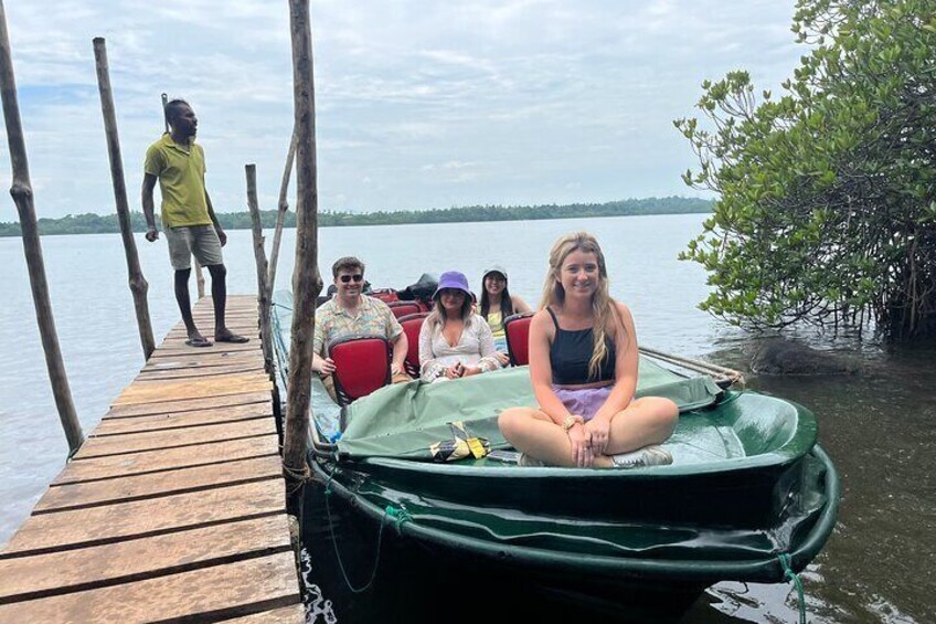 Cinnamon island visit on Madu river safari