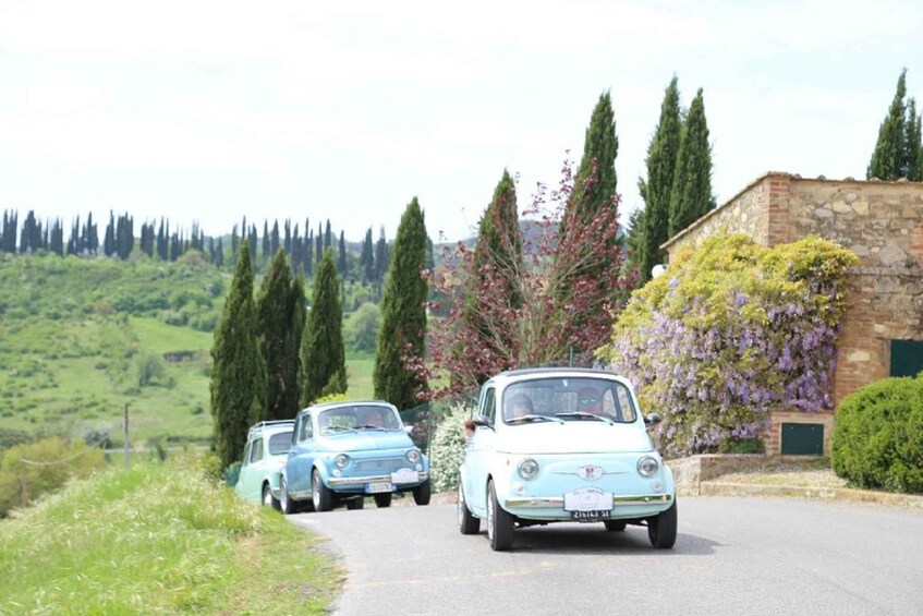 Chianti Countryside Full-Day Tour by Vintage Fiat 500