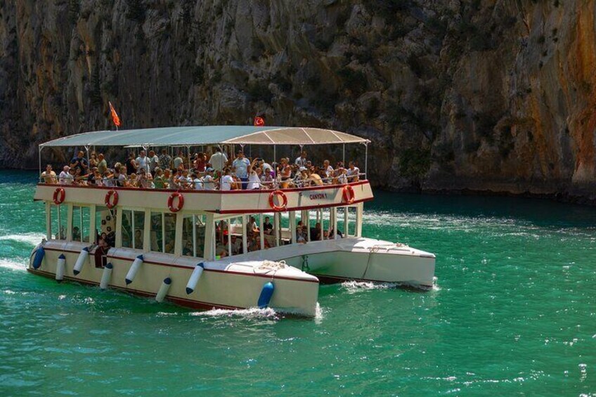 From Alanya Green Canyon Day Trip with Boat Ride and Lunch