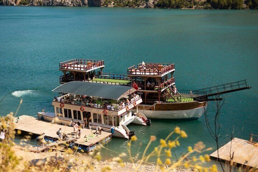 From Alanya Green Canyon Day Trip with Boat Ride and Lunch