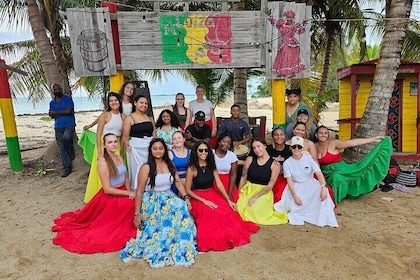 Bomba Dance Class at the Beach