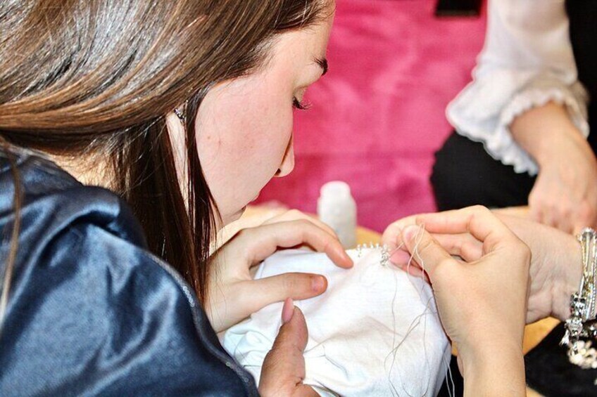 Artisan Embroidery Experience in Milan