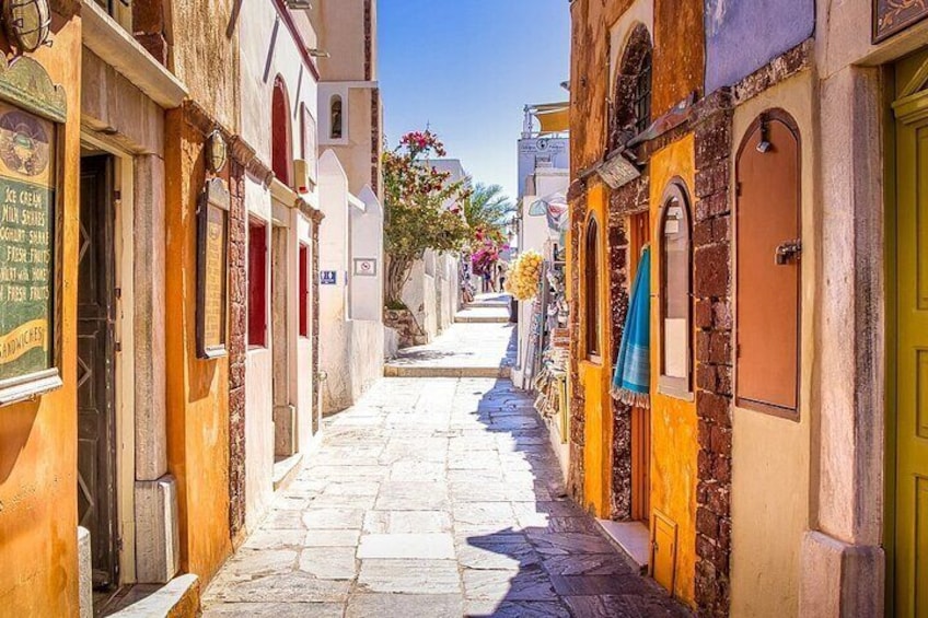 Santorini Day Trip by Boat with Oia and Fira Visit From Crete