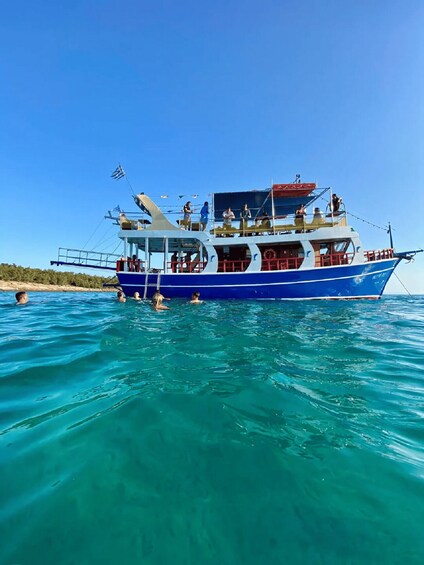 Picture 3 for Activity Thassos: Full-Day Cruise with BBQ and Wine