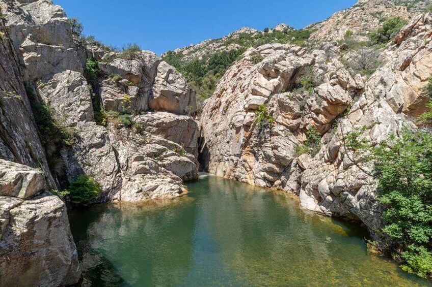 Rio Pitrisconi Canyoning in San Teodoro with 4X4 transfer