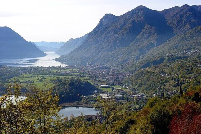 panoramic view of the 2 lakes