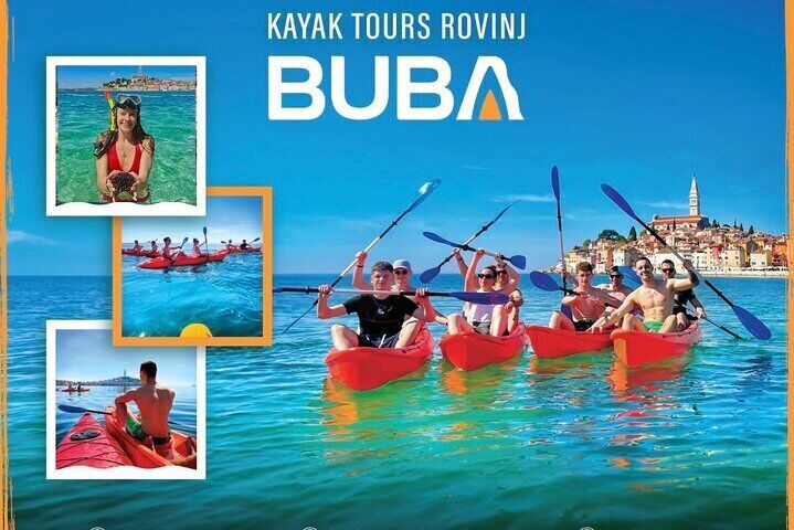 BUBA-Kayak Tours Rovinj FREE-drinks,pictures,snorkeling equipment
