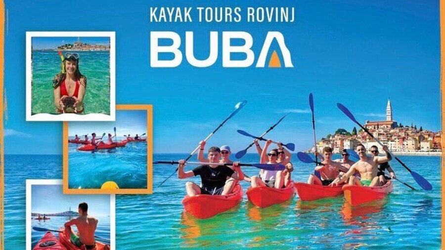 BUBA-Kayak Tours Rovinj FREE-drinks,pictures,snorkeling equipment
