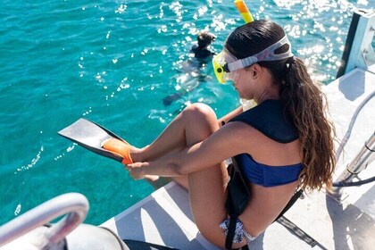 Power Catamaran Snorkel & Beach Break