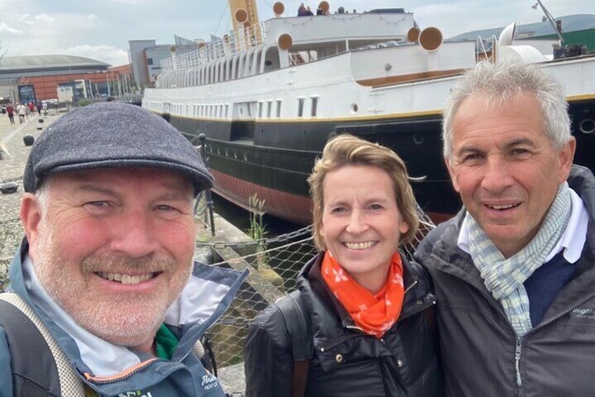 the SS nomadic - built alongside the Titanic!