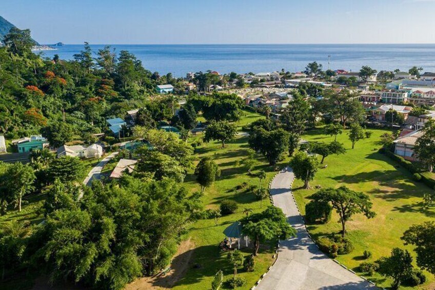 Aerial view of the Botanical Gardens