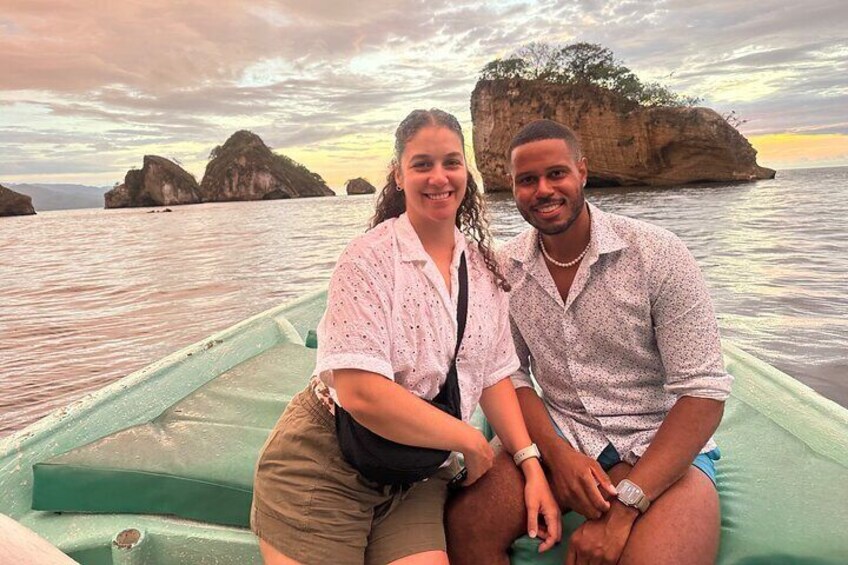 Sunset by boat at Los Arcos Marine Park + Bioluminescence 