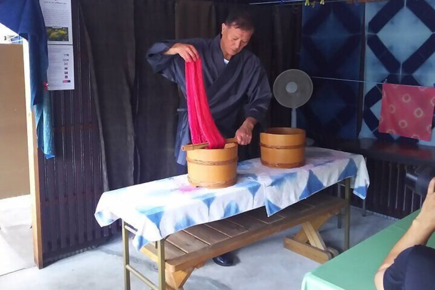 YONEZAWA Tour | Safflower Dyeing, Making Original nenju bracelet