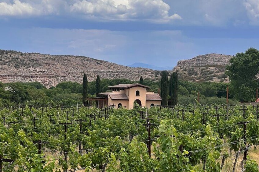 The wedding chapel at Alcantara Vineyard