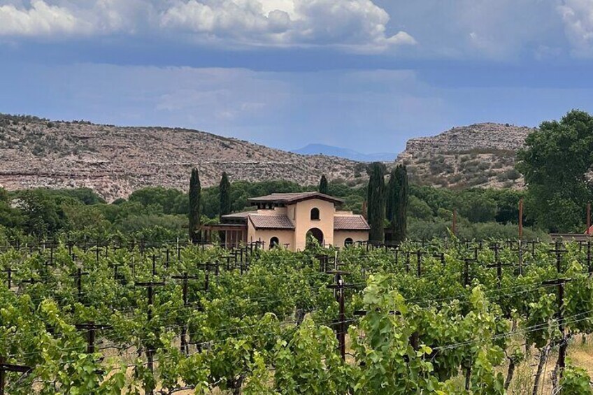 The wedding chapel at Alcantara Vineyard