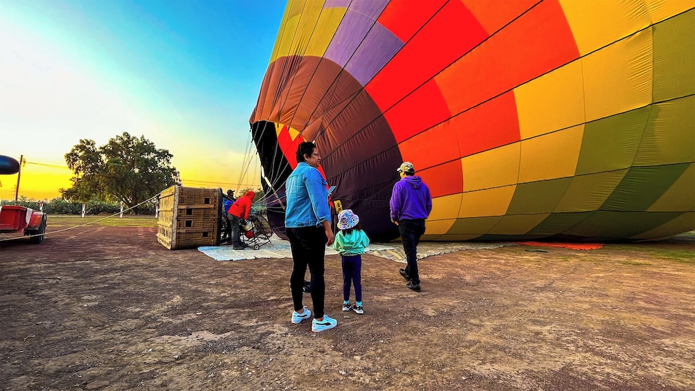 Teotihuacan Balloon Flight with optional guided visit & Guadalupe Shrine