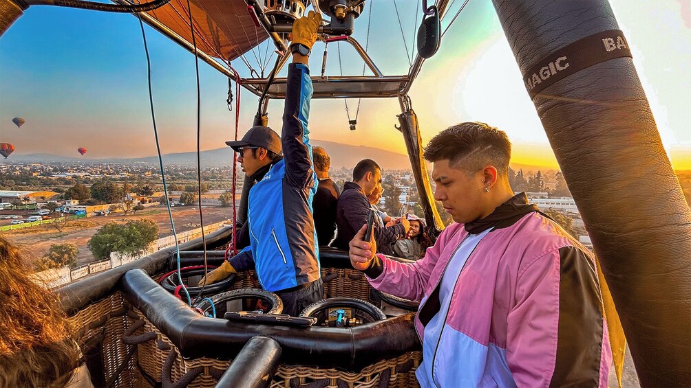 Teotihuacan Balloon Flight with optional guided visit & Guadalupe Shrine