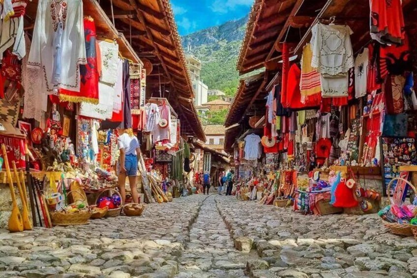 From Tirana and Durres, Kruja Old Bazaar and Castle Day Tour