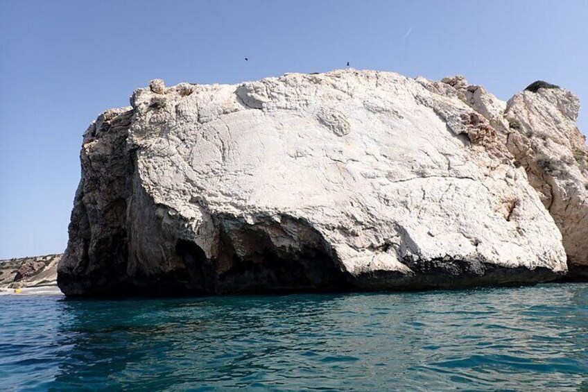 Aphrodite's rock from the south 