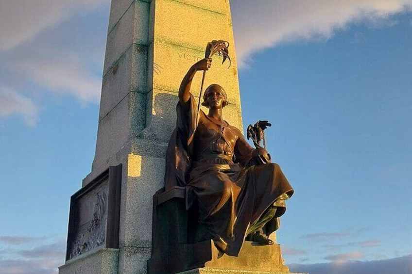 WWI memorial commemorating the Battle of the Falklands on 8th December 1914 (S.Faria)