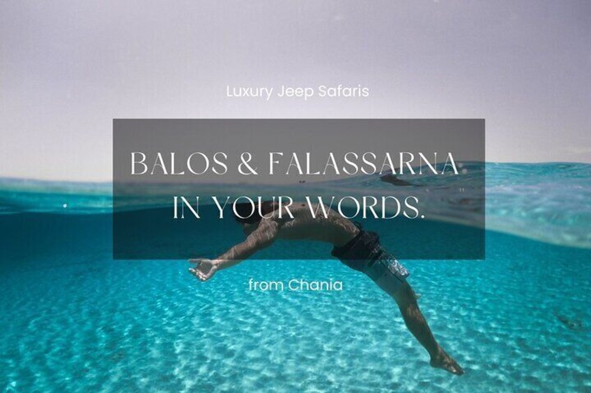 Chania Luxury Jeep Safari to Balos Lagoon & Falassarna Beach