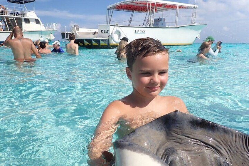 Stingray City Sandbar, Coral Gardens Snorkeling & Star Fish Point