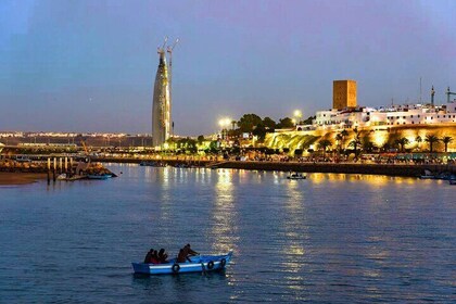 Rabat Night Tour with River Sunset Boat Ride & Moroccan Dinner