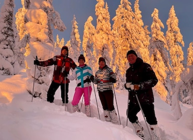 Raquetas de nieve en Levi