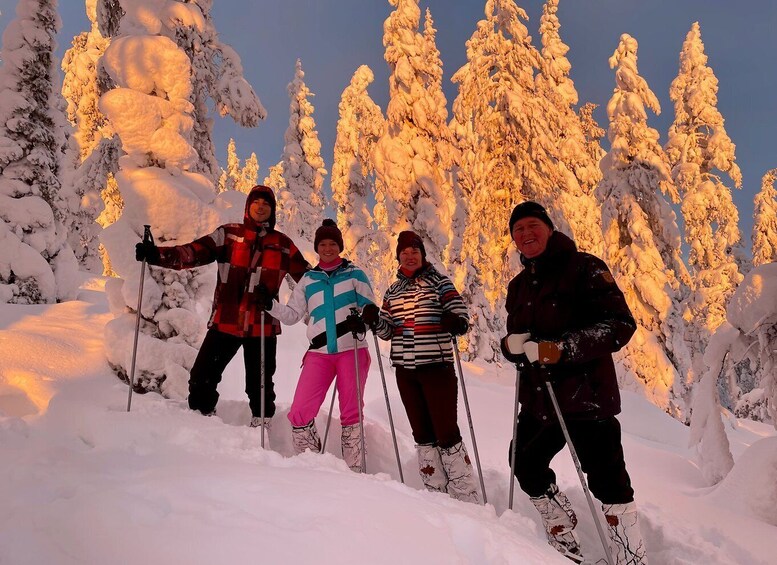 Snowshoeing in Levi