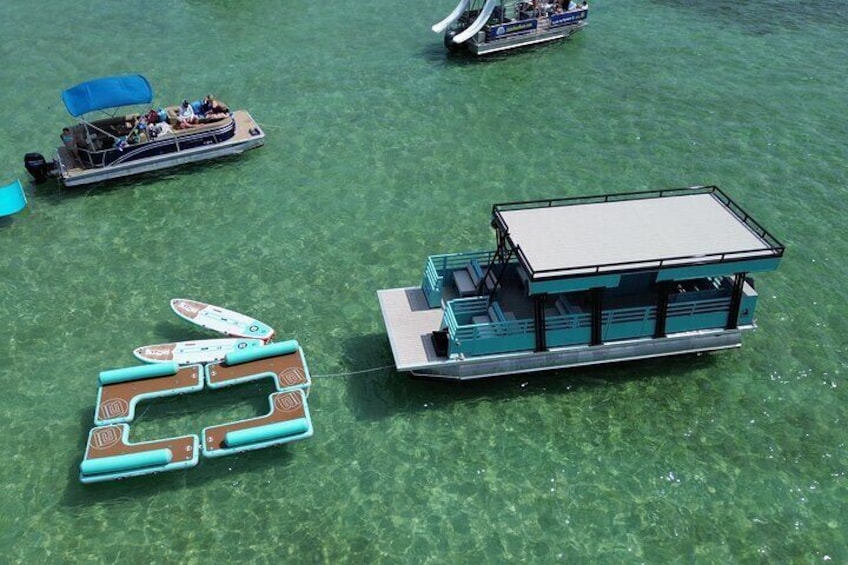 Private Passenger Pontoon Crab Island Experience 