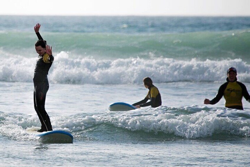 Our surf coaches help you get the best out of your session
