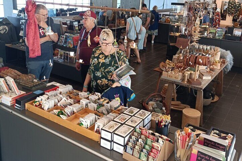Souvenir shop at the viking museum 