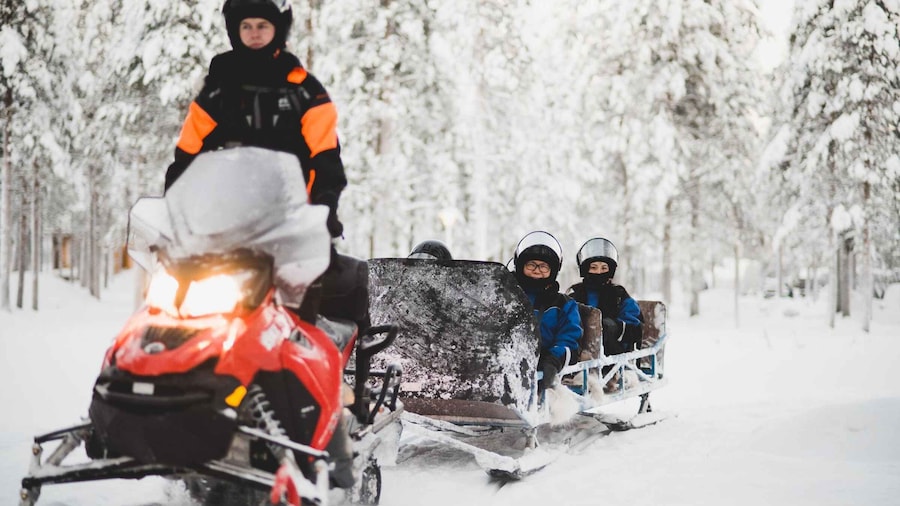 Levi: Easy Snowmobile Tour Perfect for Beginners