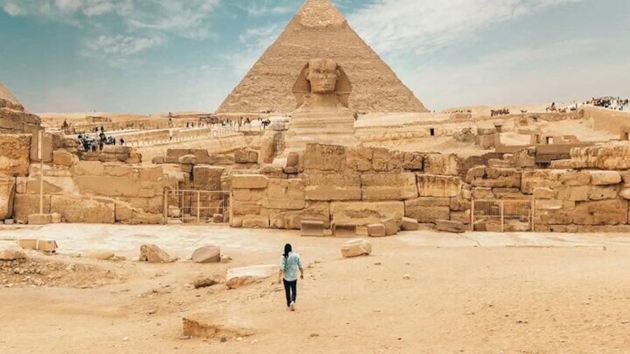 Bus Tour to the Pyramids Sphinx with Tickets from Sharm El Sheikh