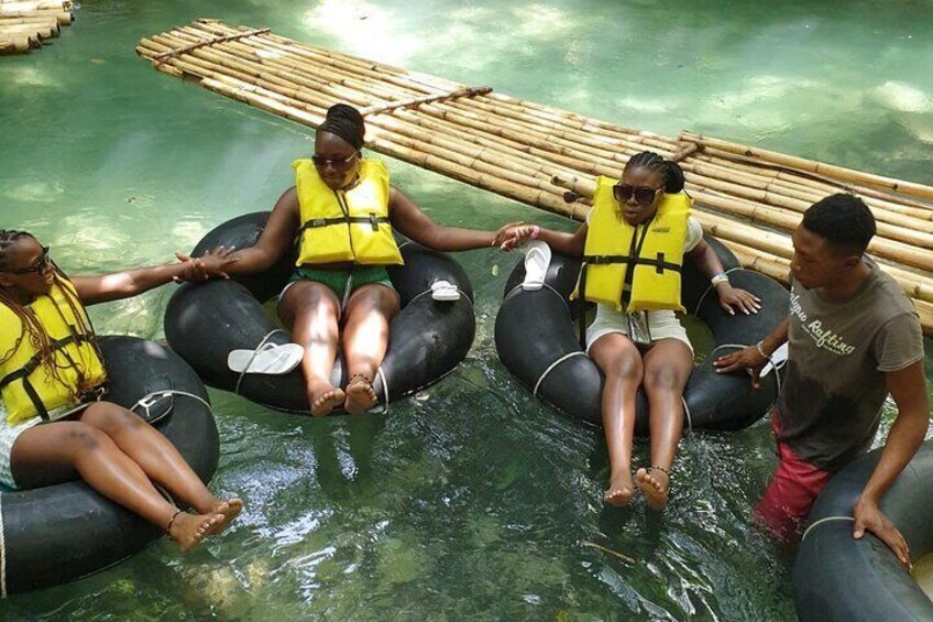 Come and experience tubing at White River Ocho Rios.
