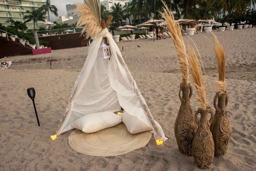 Picture 3 for Activity Puerto Vallarta: Romantic Beach Picnic or Dinner Experience