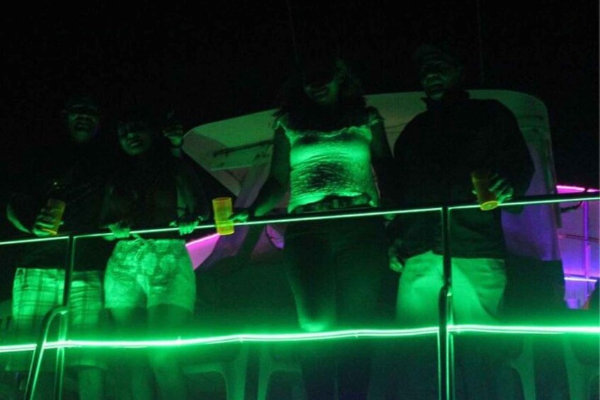 Picture 3 for Activity Puerto Vallarta: Neon Boat Party with DJ and Open Bar