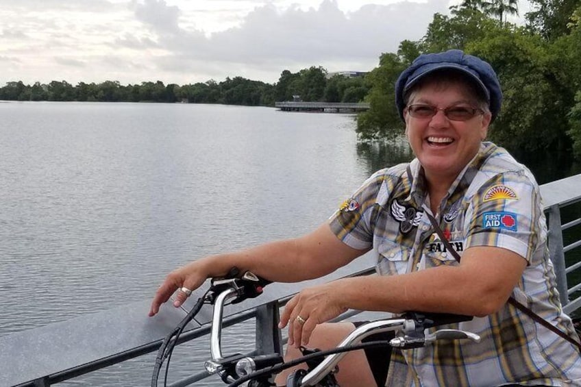 Faith, our Tour Program Manager for BikeTexas Tours loves what she does and would love to show you around!