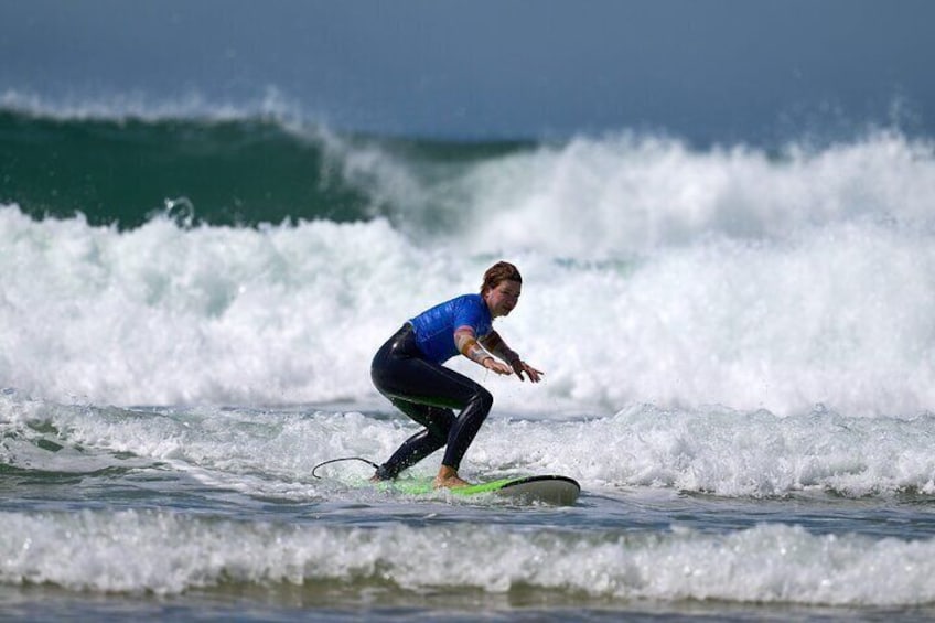 Let's practice surfing the small waves so later you can surf the big ones