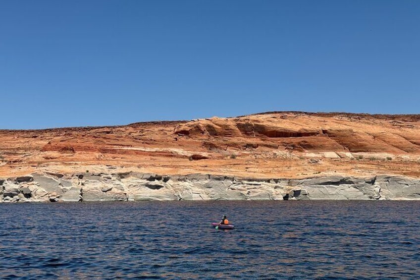 Lake Powell Guided Kayak and Water Antelope Canyon Tour