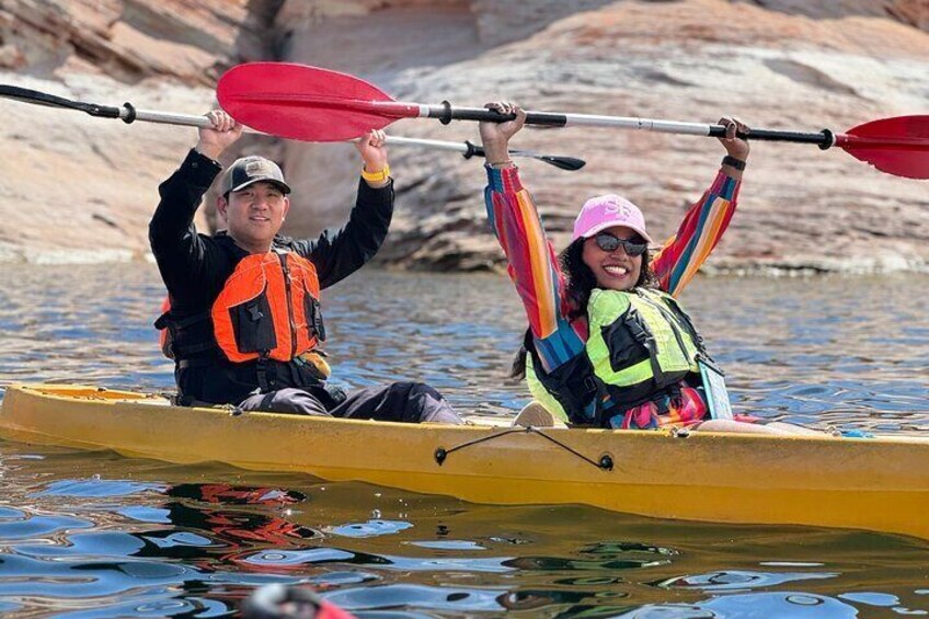 Lake Powell Guided Kayak and Water Antelope Canyon Tour