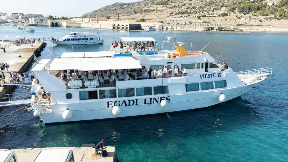 Picture 1 for Activity From Palermo: Bus & Cruise to Favignana & Levanzo with Lunch
